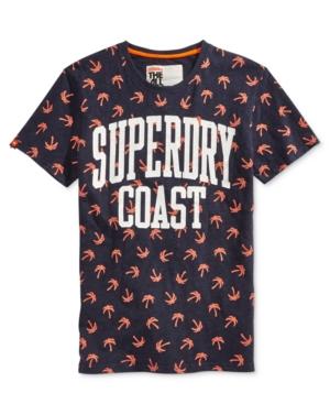 Superdry Men's Coast Palm-print Logo T-shirt