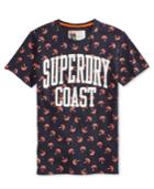 Superdry Men's Coast Palm-print Logo T-shirt