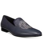 Roberto Cavalli Men's Night Ablu Embroidered Loafers Men's Shoes