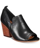 Lucca Lane Anna Peep-toe Booties Women's Shoes
