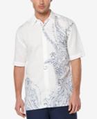 Cubavera Men's Paisley Embroidered Short-sleeve Shirt