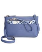 Giani Bernini Floral Print 2-in-1 Small Leather Crossbody, Only At Macy's