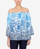 Catherine Malandrino Mina Off-the-shoulder Peasant Top
