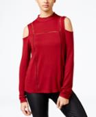 One Hart Juniors' Cold-shoulder Top, Only At Macy's