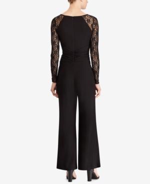 American Living Lace-sleeve Jumpsuit