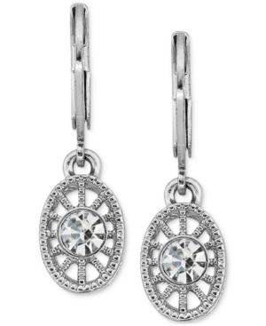 2028 Crystal Filigree Drop Earrings