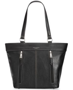 Tignanello Simple Zip Leather Tote