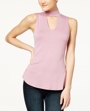 Ultra Flirt Juniors' High-low Keyhole Top