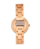 Earth Wood Mimosa Wood Bracelet Watch W/day/date Khaki-tan 39mm