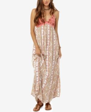 O'neill Juniors' Della Embroidered Maxi Dress