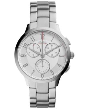 Fossil Women's Chronograph Abilene Stainless Steel Bracelet Watch 34mm Ch3017
