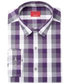 Alfani Men's Slim-fit Stretch Triple Block Gingham Dress Shirt, Created For Macy's