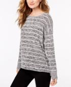 Inc International Concepts Striped Knit Top, Created For Macy's
