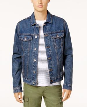 Tommy Hilfiger Men's Graphic-print Denim Jacket