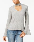 American Rag Juniors' Bell-sleeve Choker Top, Created For Macy's