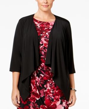 Connected Plus Size Cardigan Sweater