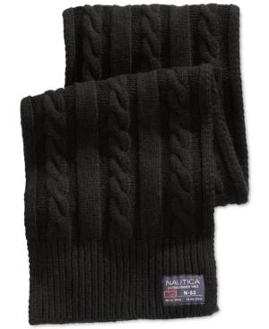 Nautica Cable Knit Scarf