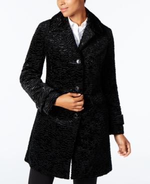 Jones New York Faux-fur Walker Coat