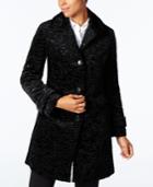 Jones New York Faux-fur Walker Coat