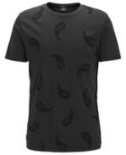Boss Men's Paisley-print Cotton T-shirt
