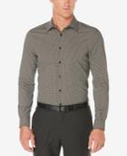 Perry Ellis Men's Non-iron Layered Circle-print Shirt