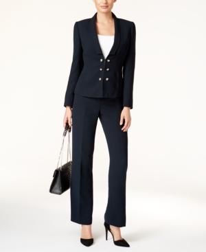 Tahari Asl Button Detail Pantsuit