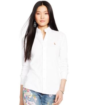 Polo Ralph Lauren Long-sleeve Knit Button-front Shirt