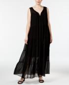 Calvin Klein Plus Size Tiered Maxi Dress