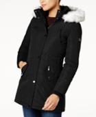 Halifax Faux-fur-trim Water-resistant Coat, A Macy's Exclusive