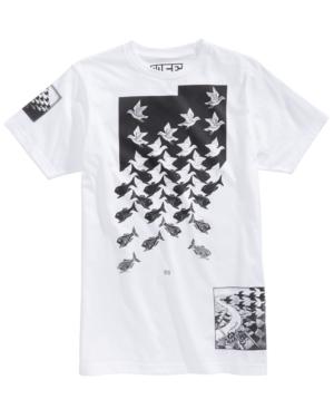New World Men's Birds And Fish Graphic-print T-shirt