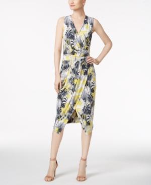 Rachel Rachel Roy Palm Toss Surplice Wrap Dress