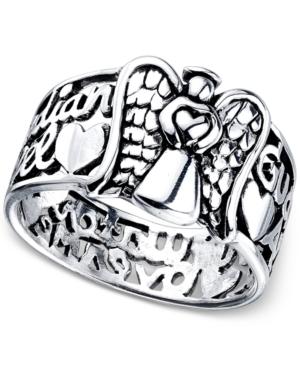Unwritten Guardian Angel Ring In Sterling Silver