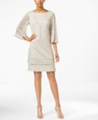 Msk Bell-sleeve Necklace Dress
