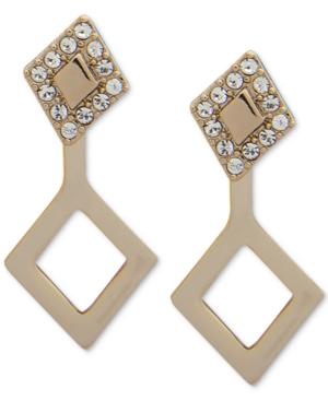 Ivanka Trump Gold-tone Crystal & Link Ear Jacket Earrings