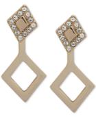 Ivanka Trump Gold-tone Crystal & Link Ear Jacket Earrings