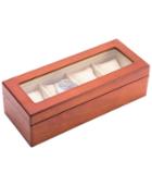 Bey-berk Cherry Wood Four-watch Box