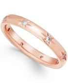 Star By Marchesa Diamond Band In 18k Rose Gold (1/8 Ct T.w.)