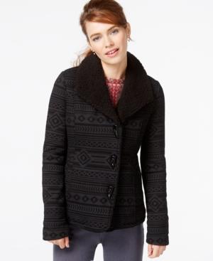 Sebby Geo-print Peacoat