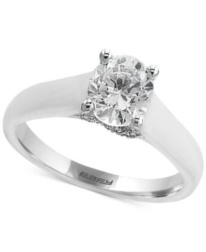 Effy Infinite Love Diamond Solitaire Engagement Ring (1 Ct. T.w.) In 18k White Gold