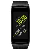 Samsung Unisex Gear Fit2 Pro Liquid Black Rubber Smart Watch 25x51mm