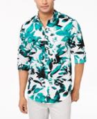 I.n.c. Men's Abstract Floral Shirt, Created For Macy's