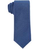 Con. Struct Men's White Mini-dot Slim Tie