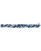 Le Vian Precious Collection Sapphire (4-1/3 Ct. T.w.) And Diamond (1/4 Ct. T.w.) Bangle Bracelet In 14k White Gold, Only At Macy's
