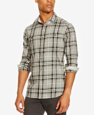 Kenneth Cole Reaction Men's Heathered Plaid Shirt