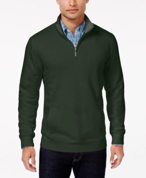 Club Room Men's Quarter Zip Sweatshirt, Only At Macy's