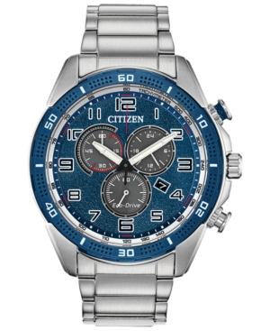 Citizen Drive From Citizen Eco-drive Men's Chronograph Ltr Stainless Steel Bracelet Watch 45mm
