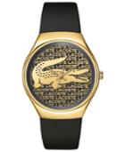 Lacoste Watch, Women's Valencia Black Silicone Strap 38mm 2000808