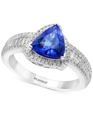 Tanzanite Royale By Effy Tanzanite (1-1/2 Ct. T.w.) & Diamond (1/2 Ct. T.w.) Ring In 14k White Gold