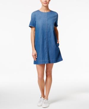 Calvin Klein Jeans Cotton Denim Shift Dress