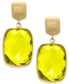 Effy Lemon Quartz Drop Earrings (20-1/2 Ct. T.w.) In 14k Gold